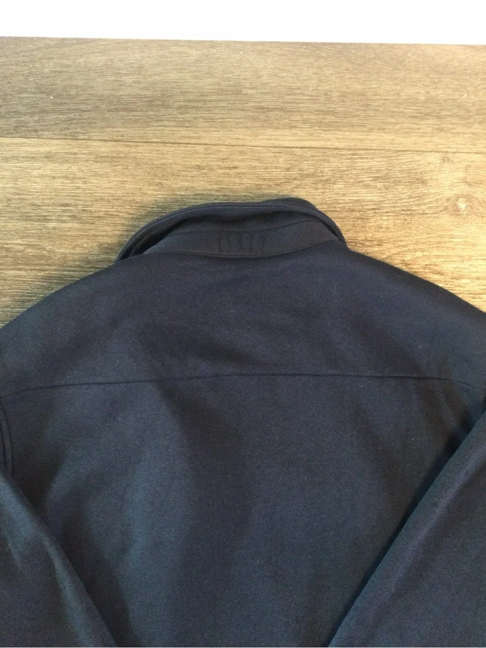 Banana Republic Navy Sherpa-Lined Shirt Jacket